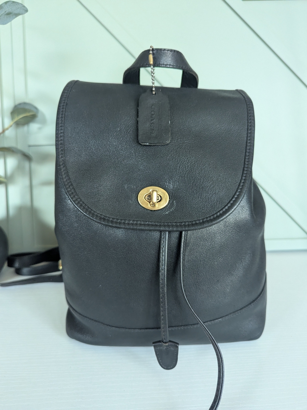 Vintage Coach Leather Mini Daypack Backpack - Picture 2 of 14